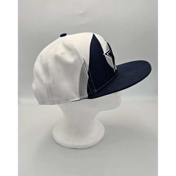 NEW ERA Dallas Cowboys 9Fifty Snapback Shark Tooth White/Navy OSFA - Picture 4 of 9